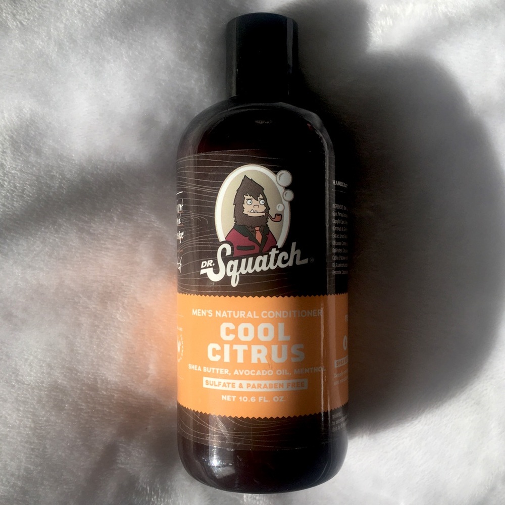 Dr.Squatch Men's Conditioner COOL CITRUS Natural Shea Butter Avocado Oil Menthol